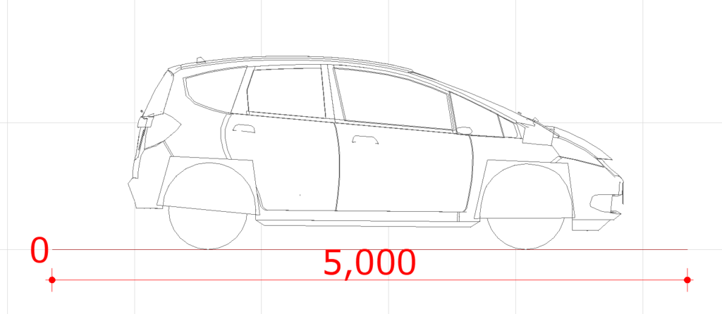 駐車場勾配0％図解